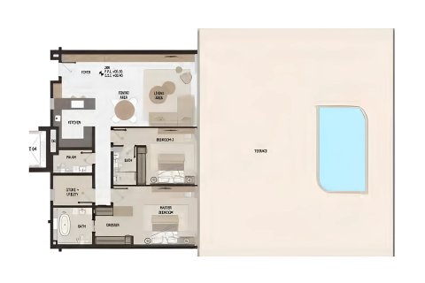 آپارتمان برای فروش در  Palm Jumeirah، Dubai، امارات متحده عربی  2 خوابه ، 181 متر مربع ، شماره 690111 - تصویر 5