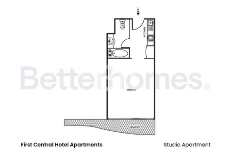 Hotel apartman itt: Barsha Heights (Tecom), Dubai, EAE, 38 m², azonosító: 730636 - fénykép 11