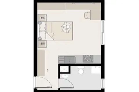 Wohnung zum Verkauf in Dubai South (Dubai World Central), Dubai, VAE 1 Zimmer, 33 m2 Nr. 728403 - Foto 15