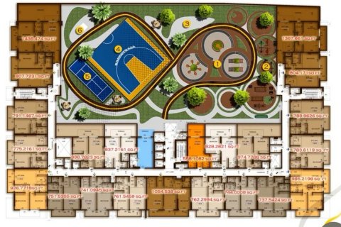 Byt v International City, Dubai, SAE 2 ložnice, 92.3 m² Č.: 633733 - fotografie 10