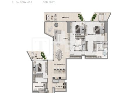 Dzīvoklis Al Reem Island, Abu Dhabijā, AAE 3 istabas, 223 m2 Nr. 707708 - attēls 22