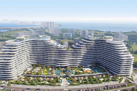 Al Marjan Island, Ras Al Khaimah, UAE의 아파트 침실 1개, 88.3제곱미터 번호 709267