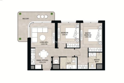 Apartment til salg i Town Square, Dubai, UAE 1 soveværelse, 59 kvm № 728866 - foto 14