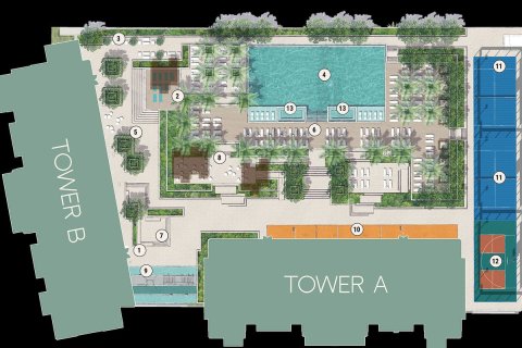 Dzīvoklis Business Bay, Dubaijā, AAE 2 istabas, 84.3 m2 Nr. 709782 - attēls 10