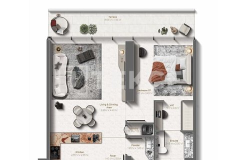 Lakás itt: Ras Al Khaimah, EAE, 1 hálószoba, 77 m², azonosító: 705297 - fénykép 20