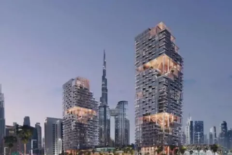Apartment til salg i Dubai, UAE 1 soveværelse, 77 kvm № 639516 - foto 4