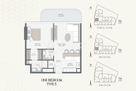 Appartement te koop in Dubai, VAE 1 slaapkamer, 83 vr.m., nr 696592 - foto 20