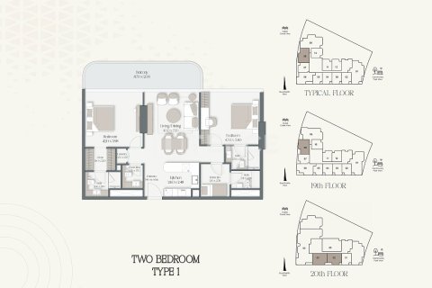 Appartement te koop in Dubai, VAE 1 slaapkamer, 83 vr.m., nr 696592 - foto 21