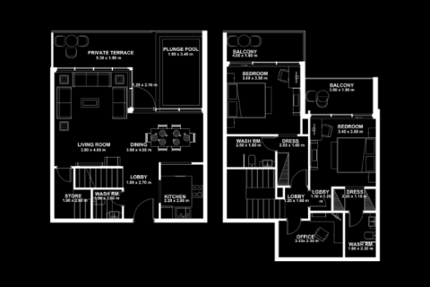 Apartman u gradu Al Furjan, Dubai, UAE 1 spavaća soba, 77 m2 Br. 732464 - Slika 7
