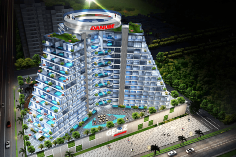 Apartment i Al Furjan, Dubai, UAE 1 soveværelse, 77 kvm № 732464