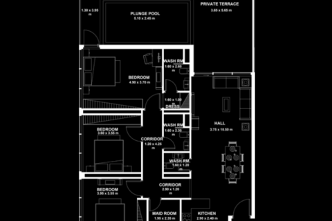 Apartman u gradu Al Furjan, Dubai, UAE 1 spavaća soba, 77 m2 Br. 732464 - Slika 4