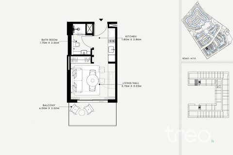Dzīvoklis Dubai South (Dubai World Central)jā, AAE 1 istaba, 34.28 m2 Nr. 733397 - attēls 10