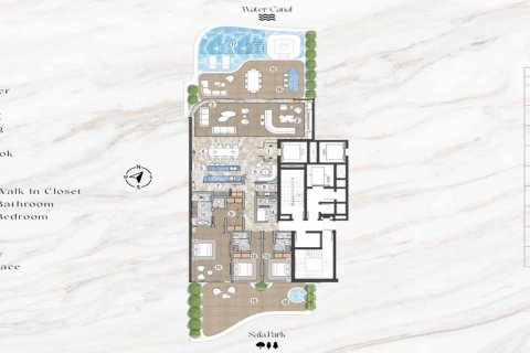 Apartemen di Dubai, UEA 3 kamar tidur, 480.8 m2 nomor 689207 - foto 23