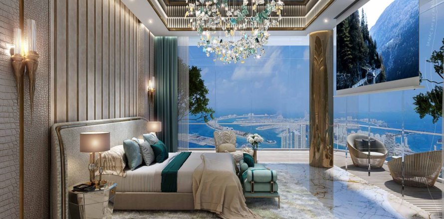 Dubai Harbour、Dubai、UAEにあるマンション 1ベッドルーム、82.5 m2 No682180