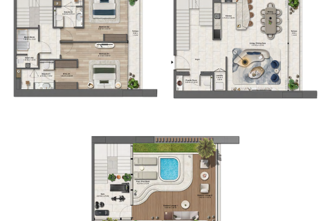 Maritime City, Dubai, BAE’de satılık daire 1 yatak odası No 689669 - fotoğraf 11