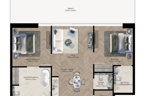 Dubai, BAE’de satılık daire 1 yatak odası, 66 m&sup2; No 689671 - fotoğraf 10