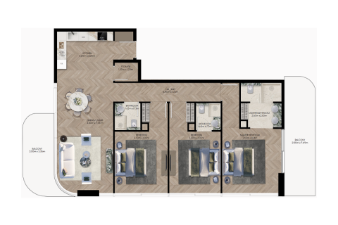 Dubai, BAE’de satılık daire 1 yatak odası, 66 m&sup2; No 689671 - fotoğraf 11