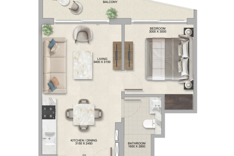 Discovery Gardens, Dubai, BAE’de satılık daire 1 yatak odası, 48 m&sup2; No 689672 - fotoğraf 3