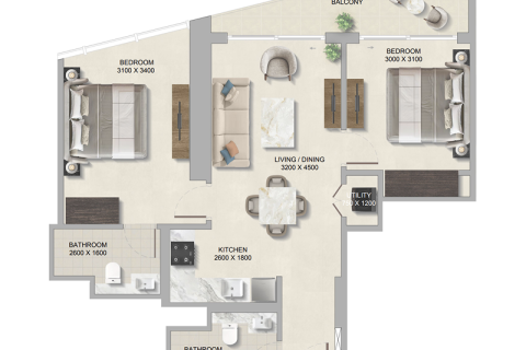 Discovery Gardens, Dubai, BAE’de satılık daire 1 yatak odası, 48 m&sup2; No 689672 - fotoğraf 4