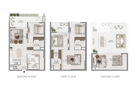 Dubai Creek Harbour (The Lagoons), Dubai, BAE’de satılık daire 1 yatak odası, 71 m&sup2; No 689668 - fotoğraf 7