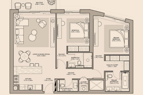 Umm Suqeim, Dubai, BAE’de satılık daire 1 yatak odası, 69 m&sup2; No 689667 - fotoğraf 9