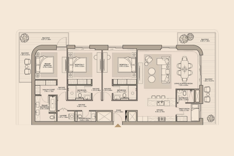 Umm Suqeim, Dubai, BAE’de satılık daire 1 yatak odası, 69 m&sup2; No 689667 - fotoğraf 11