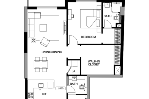 Apartman u Jumeirah Village Circle, Dubai, UAE 1 soba, 38 m2 Br. 732476 - fotografija 4