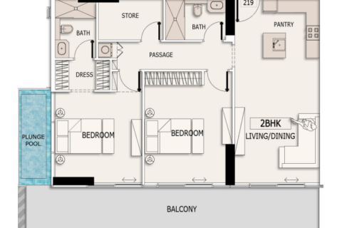 Apartamento para venda em Arjan, Dubai, EAU 1 quarto, 40 m2 № 732475 - foto 6