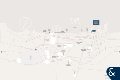 Пәтер Mina Rashid, Дубай, БАӘ-да 1 жатын бөлме, 74 м² № 666414 - фото 9