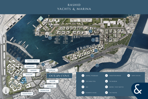 Пәтер Mina Rashid, Дубай, БАӘ-да 1 жатын бөлме, 74 м² № 666414 - фото 10