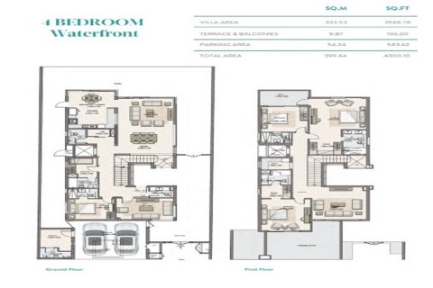 Вилла Mina Al Arab, Рас-эль-Хайма, БАӘ-да 4 жатын бөлмелер, 355 м² № 656122 - фото 11