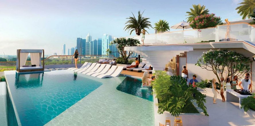 Apartament în Dubai, EAU 2 dormitoare, 136 mp.  №707320