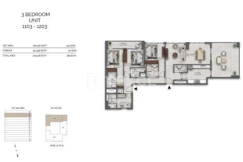 Apartament në Dubai, Emiratet e Bashkuara Arabe 1 dhomë gjumi, 65 m2. № 738912 - Foto 26