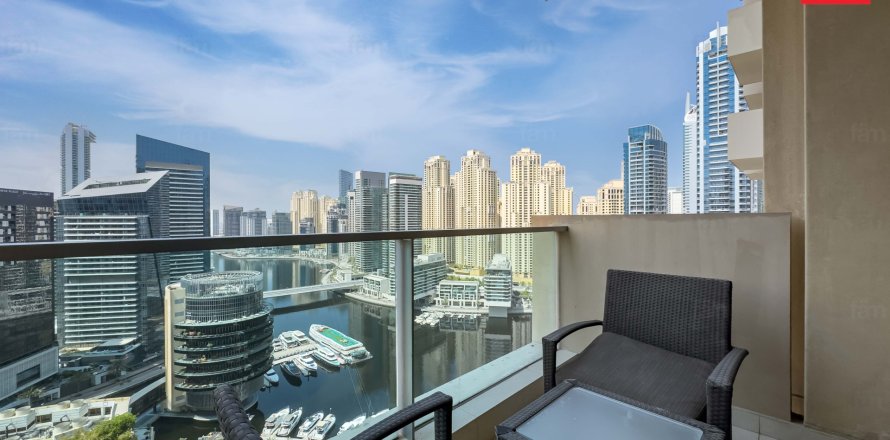 Dubai Marina, UAE의 아파트 침실 1개, 81.1제곱미터 번호 760304
