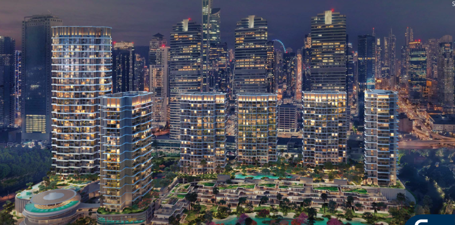 Byt v Jumeirah Islands, Dubai, SAE 1 ložnice, 78 m² Č.: 671047