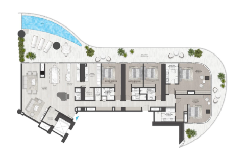 Διαμέρισμα σε Dubai Media City, ΗΑΕ 1 υπνοδωμάτιο, 75 τ.μ. Αρ. 690189 - φωτογραφία 10