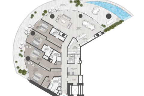 Διαμέρισμα σε Dubai Media City, ΗΑΕ 1 υπνοδωμάτιο, 75 τ.μ. Αρ. 690189 - φωτογραφία 9