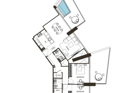 Appartement te koop in Jumeirah Village Circle, Dubai, VAE 1 slaapkamer, 74 vr.m., nr 690194 - foto 7