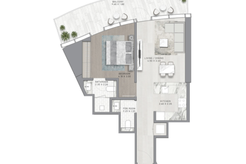 Apartment in Business Bay, Dubai, UAE 1 bedroom, 41 sq.m. № 690191 - photo 10