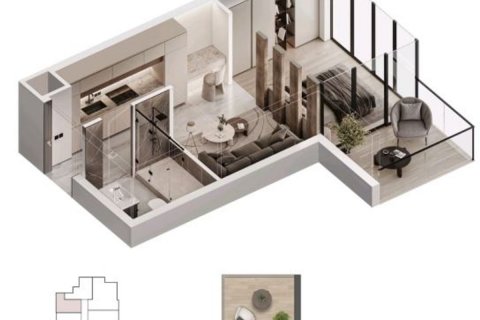 Byt v Dubai, SAE 32.5 m² Č.: 634552 - fotografie 10