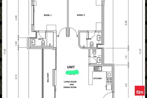 Купить квартиру в Al Furjan, Дубай, ОАЭ 2 спальни, 84.6м2, № 660232 - фото 14