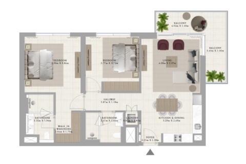 Lakás itt: Dubai Hills Estate, EAE, 1 hálószoba, 68 m², azonosító: 689838 - fénykép 4