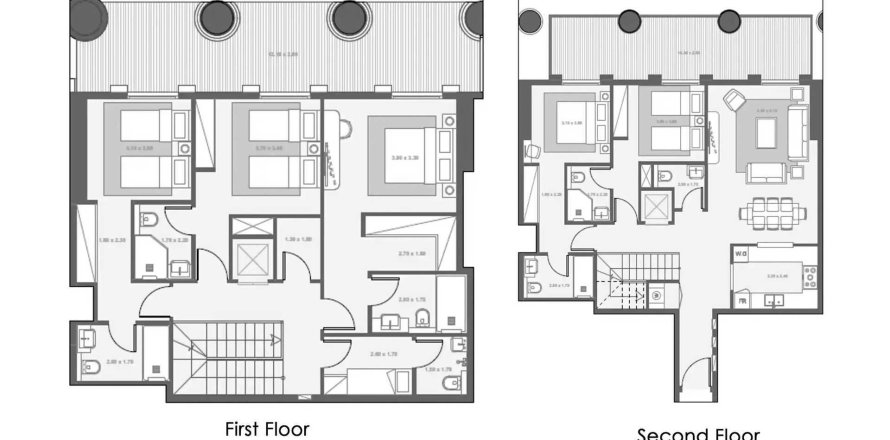 Al Reem Island、Abu Dhabi、UAEにあるマンション 5ベッドルーム、253.63 m2 No757771