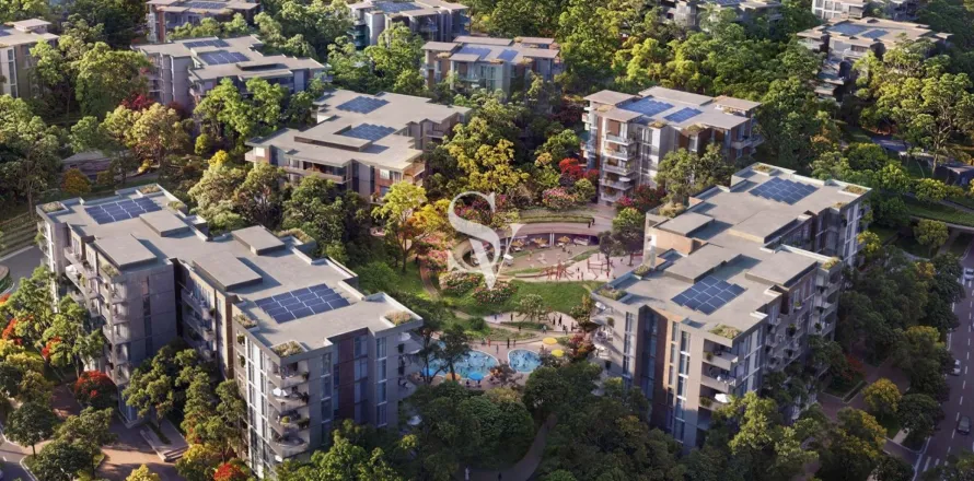 Apartman u Ghaf Woods u gradu Dubai, UAE 1 spavaća soba, 63 m2 Br. 714048