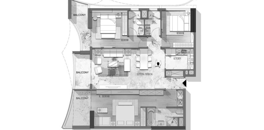 Floor plan in V1stara House 2