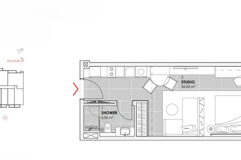 Byt v Dubai, SAE 42 m² Č.: 634824 - fotografie 16
