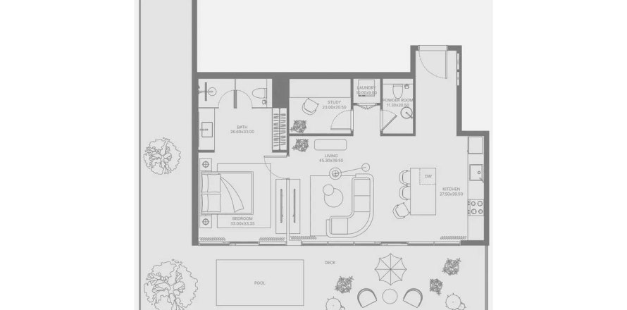 Квартира в Bond Enclave в Arjan, Дубай, ОАЕ 2 кімнати, 122.29м2 № 700355