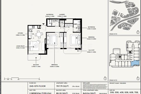 Apartment in Dubai, UAE 1 bedroom, 64 sq.m. № 687191 - photo 18