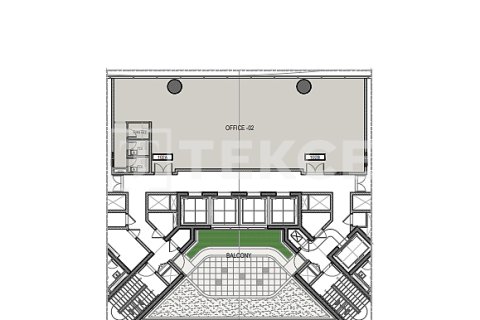 Офис Дубай, БАӘ-да 2 жатын бөлмелер, 265 м² № 669282 - фото 16