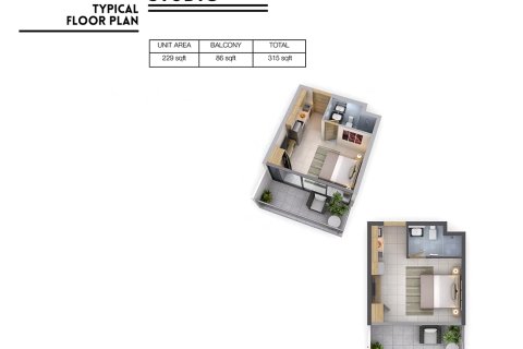 Apartamento para venda em Business Bay, Dubai, EAU 29 m2 № 728626 - foto 4